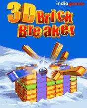Download '3D Brick Breaker (128x160)' to your phone